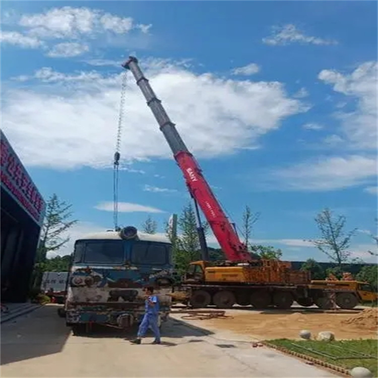 九江50吨吊车租赁电话一键获取！满足工厂搬迁、设备吊装等多种场景需求